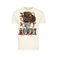 Vintage Arctic howdy christmas skull Vintage Tee - FaDigitalArtStudio