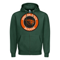 Sports Green Oregon College Gift Zipper Hoodie - artisFamous