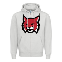 Dove Grey Rhodes College Athletic Zipper Hoodie - artisFamous