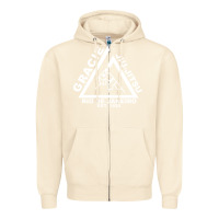 Sandshell gracie jiu jitsu  2 Zipper Hoodie - artisFamous