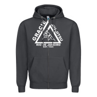 Smoke gracie jiu jitsu  2 Zipper Hoodie - artisFamous