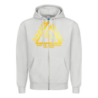 Dove Grey gracie jiu jitsu Zipper Hoodie - artisFamous