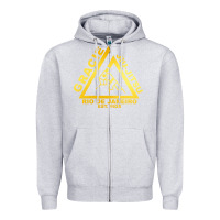 Heather Grey gracie jiu jitsu Zipper Hoodie - artisFamous