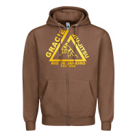 Chestnut gracie jiu jitsu Zipper Hoodie - artisFamous