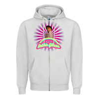 Dove Grey debbie gibson Zipper Hoodie - artisFamous