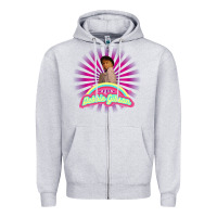 Heather Grey debbie gibson Zipper Hoodie - artisFamous