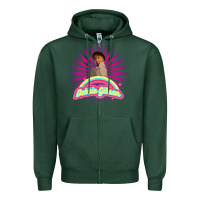 Sports Green debbie gibson Zipper Hoodie - artisFamous