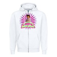 White debbie gibson Zipper Hoodie - artisFamous