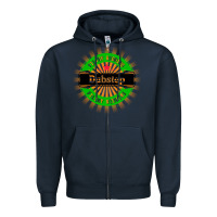 Navy dubstep Zipper Hoodie - artisFamous