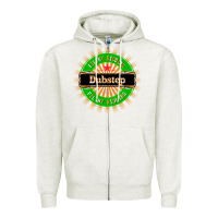 Oatmeal Heather dubstep Zipper Hoodie - artisFamous