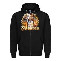 Black sabaton 2 Zipper Hoodie - artisFamous