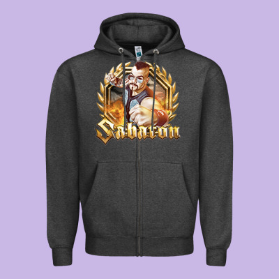 Sabaton 2 Zipper Hoodie Designed By Artisfamous