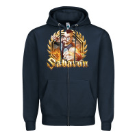 Navy sabaton 2 Zipper Hoodie - artisFamous