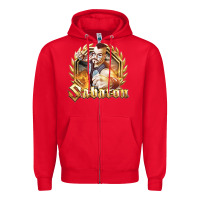Red sabaton 2 Zipper Hoodie - artisFamous