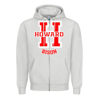 Dove Grey howard 1867 university Zipper Hoodie - artisFamous