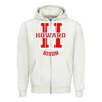 Oatmeal Heather howard 1867 university Zipper Hoodie - artisFamous