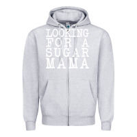 Heather Grey looking for a sugar mama Zipper Hoodie - artisFamous