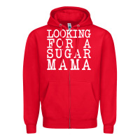 Red looking for a sugar mama Zipper Hoodie - artisFamous