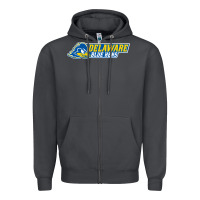 Smoke delaware fightin' blue hens Zipper Hoodie - artisFamous