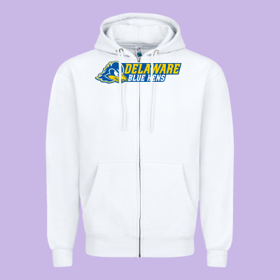 Delaware Fightin' Blue Hens Zipper Hoodie Designed By Artisfamous