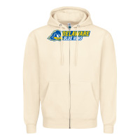 Sandshell delaware fightin' blue hens Zipper Hoodie - artisFamous