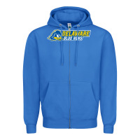 True Royal delaware fightin' blue hens Zipper Hoodie - artisFamous