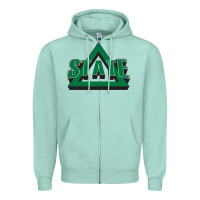 Seafoam delta state athletics Zipper Hoodie - artisFamous