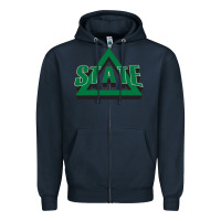 Navy delta state athletics Zipper Hoodie - artisFamous