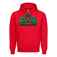 Red delta state athletics Zipper Hoodie - artisFamous