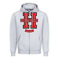 Heather Grey howard 1867 university Zipper Hoodie - artisFamous