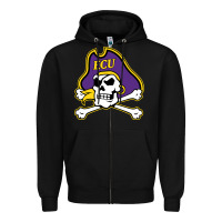Black east carolina pirates Zipper Hoodie - artisFamous