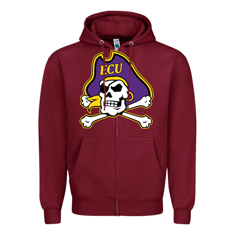East Carolina Pirates Zipper Hoodie by artisFamous | Teevron