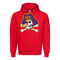 Red east carolina pirates Zipper Hoodie - artisFamous