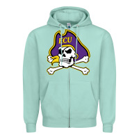 Seafoam east carolina pirates Zipper Hoodie - artisFamous