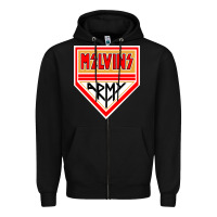 Black melvins army Zipper Hoodie - artisFamous