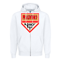 White melvins army Zipper Hoodie - artisFamous