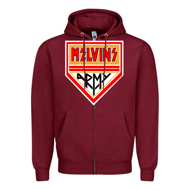 Melvins Army Zipper Hoodie by artisFamous | Teevron