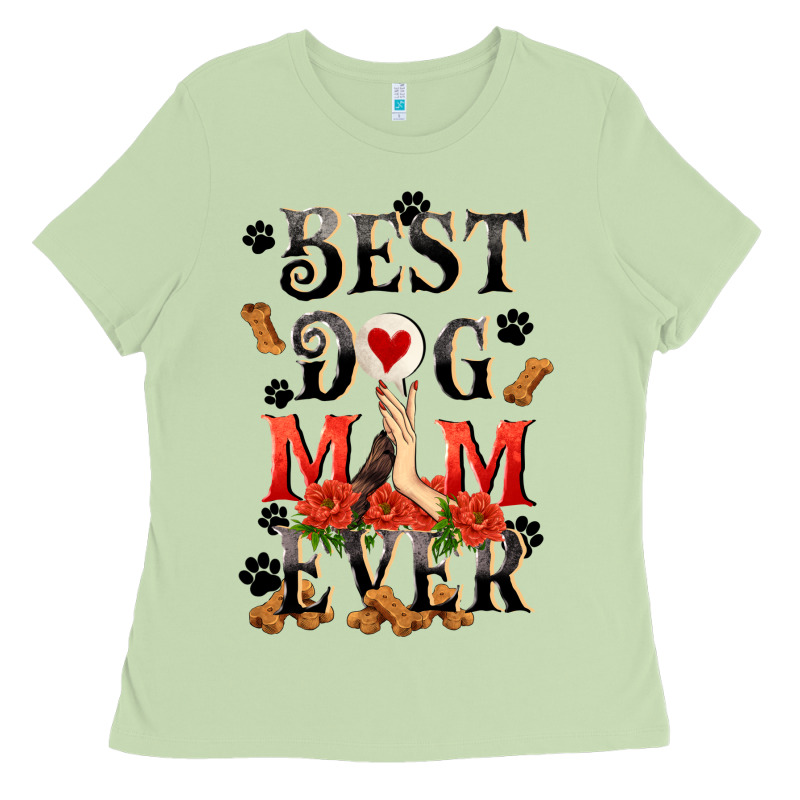 Best Dog Mom Ever Mother's Day Ladies Tee by FaDigitalArtStudio | Teevron