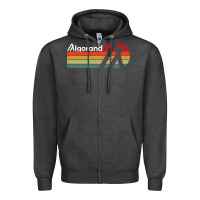 Charcoal Heather algorand algo crypto Zipper Hoodie - artisFamous