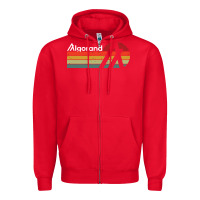 Red algorand algo crypto Zipper Hoodie - artisFamous