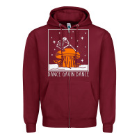 Burgundy dance gavin 3 Zipper Hoodie - artisFamous