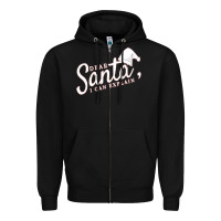 Black Dear Santa I Can Explain Zipper Hoodie - artisFamous