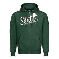 Sports Green Dear Santa I Can Explain Zipper Hoodie - artisFamous