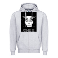 Heather Grey CHER Zipper Hoodie - artisFamous