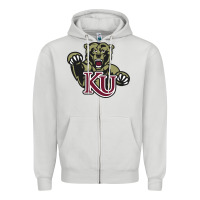 Dove Grey kutztown golden bears Zipper Hoodie - artisFamous
