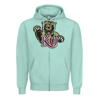 Seafoam kutztown golden bears Zipper Hoodie - artisFamous