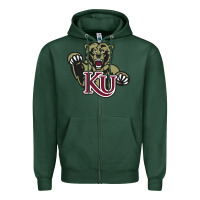 Sports Green kutztown golden bears Zipper Hoodie - artisFamous