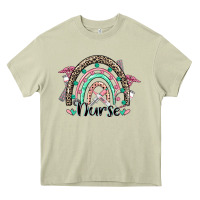 Mossy nurse rainbow Heavy Core Tee - CowGirlArtShop