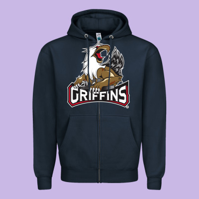 Griffins Zipper Hoodie Designed By Artisfamous