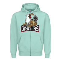 Seafoam griffins Zipper Hoodie - artisFamous